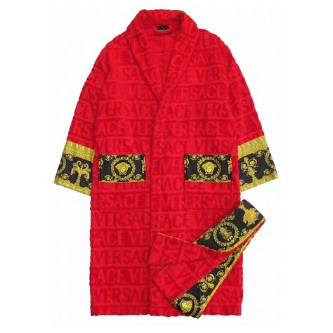 versace mantel herren rot